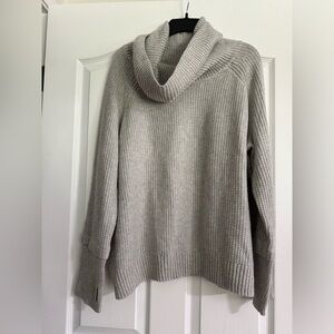 Sharon Cowl Neck Waffle Stitch Sweater